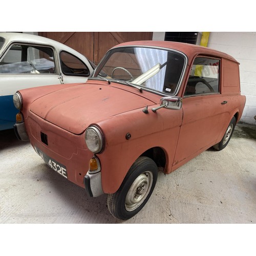 128 - 1967 Autobianchi Furgoncina
Being sold without reserve
Registration number RYM 432E
Red
Autobianchi ... 