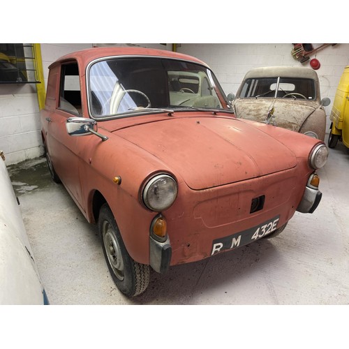 128 - 1967 Autobianchi Furgoncina
Being sold without reserve
Registration number RYM 432E
Red
Autobianchi ... 