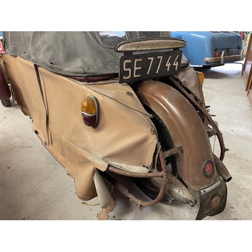 130 - Velorex
Being sold without reserve
Polish registration number SE 7744
350 cc Jawa engine
Brown fabri... 