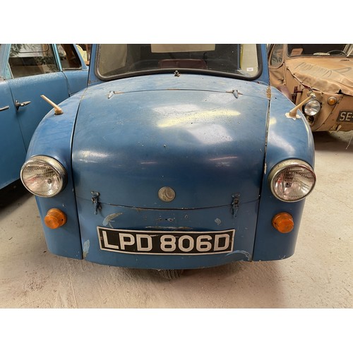 131 - 1966 AC Acedes Mk II
Being sold without reserve
Registration number LPD 806D
Blue
197 cc Villiers en... 