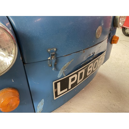 131 - 1966 AC Acedes Mk II
Being sold without reserve
Registration number LPD 806D
Blue
197 cc Villiers en... 