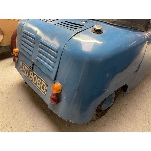 131 - 1966 AC Acedes Mk II
Being sold without reserve
Registration number LPD 806D
Blue
197 cc Villiers en... 