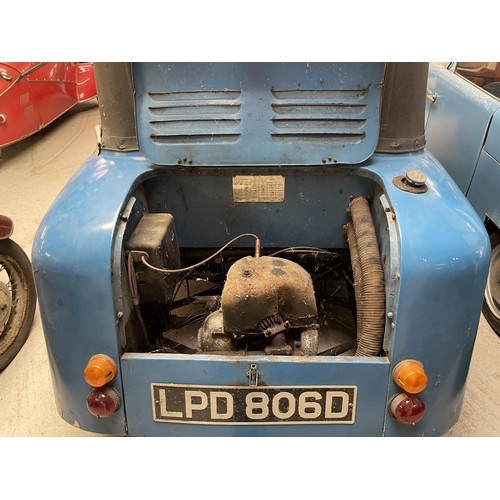 131 - 1966 AC Acedes Mk II
Being sold without reserve
Registration number LPD 806D
Blue
197 cc Villiers en... 