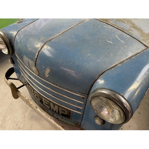 132 - 1955 AC Petite Mk II
Being sold without reserve
Registration number 936 EMP
Blue
346 cc Villiers eng... 