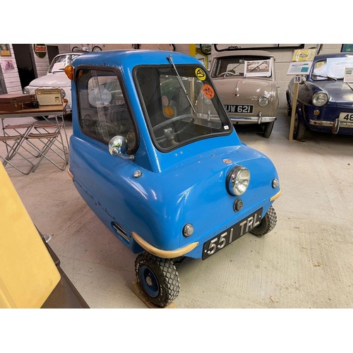 135 - 1965 Peel P50
Registration number 551 TRL
Blue
Manufactured by the Peel Engineering Company on the I... 