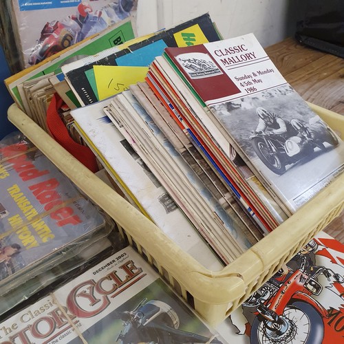 150C - Assorted motorcyle race programmes, 1950's onwards, including Hutchison 100, Mallory Park and Silver... 