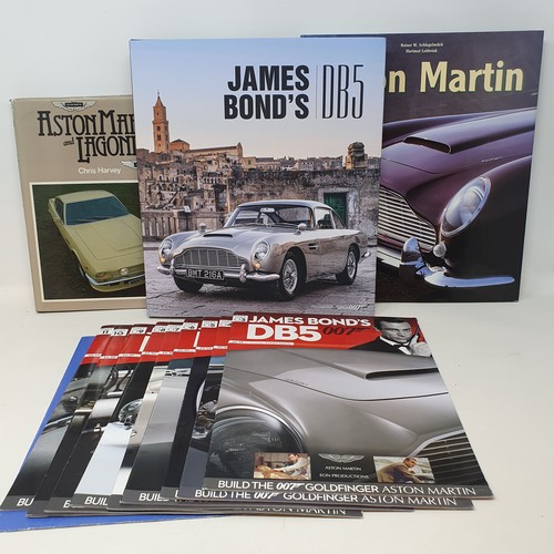 90A - A finely detailed 1:8 scale model of the James Bond 'Goldfinger' Aston Martin DB5 by Eaglemoss, kit-... 