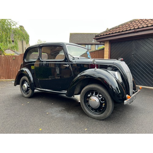 44 - 1939 Morris 8E Saloon
Registration number TFF 296
Black with brown leather interior
Current owner fo... 