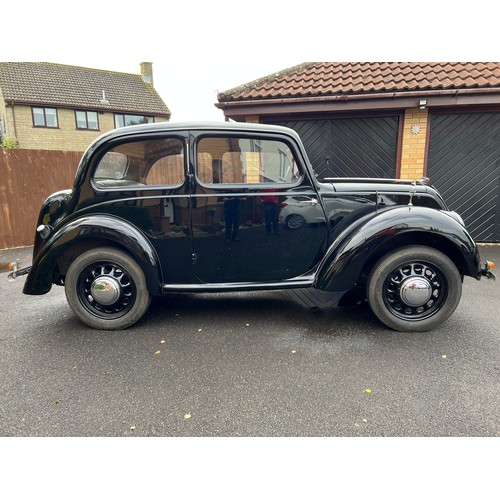 44 - 1939 Morris 8E Saloon
Registration number TFF 296
Black with brown leather interior
Current owner fo... 