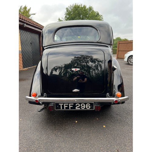 44 - 1939 Morris 8E Saloon
Registration number TFF 296
Black with brown leather interior
Current owner fo... 