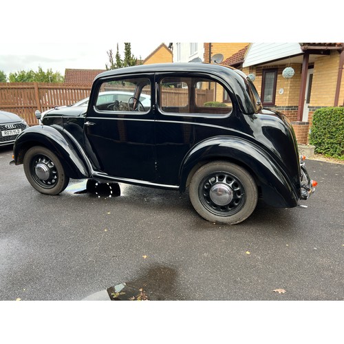 44 - 1939 Morris 8E Saloon
Registration number TFF 296
Black with brown leather interior
Current owner fo... 