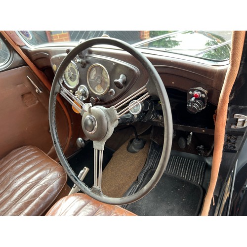 44 - 1939 Morris 8E Saloon
Registration number TFF 296
Black with brown leather interior
Current owner fo... 