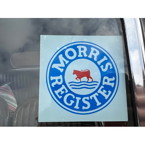 44 - 1939 Morris 8E Saloon
Registration number TFF 296
Black with brown leather interior
Current owner fo... 