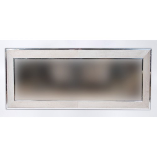 498 - A modern wall mirror, 228 x 100 cm