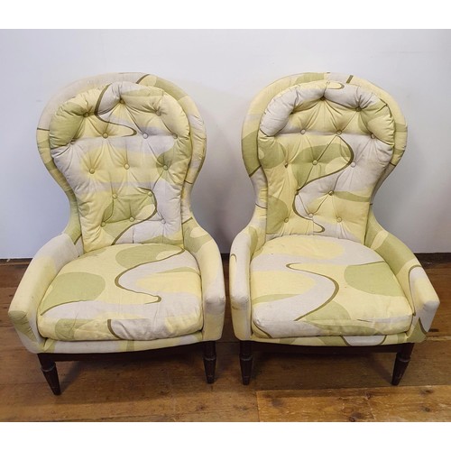 536 - A pair of modern nursing chairs (2)