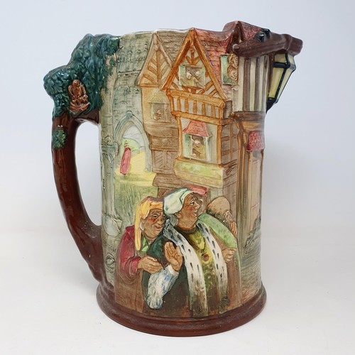 302 - A Royal Doulton limited edition jug, The Pied Piper, No 217, 26 cm high