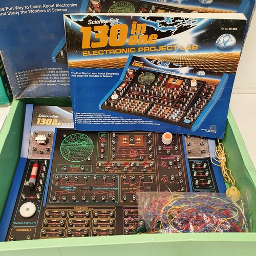 319 - An Electronics Set No 1, a Science Fair Electronic Project Lab, and two other sets, all boxed (4)