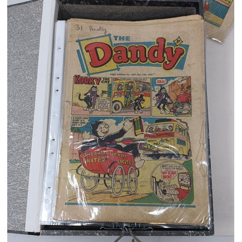 9 - Assorted Beano, Dandy and other comics, mostly 1950s (box)