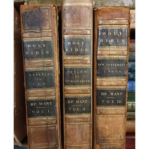 25 - The Life & Explorations of Doctor Livingstone, the Holy Bible, three vols. 1817, and assorted other ... 