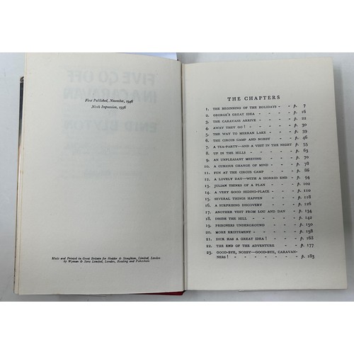 61 - Blyton (Enid), Five Go Off To Camp, Five On Kirran Island Again, Five Go Off In A Caravan, (2), Five... 