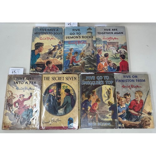 65 - Blyton (Enid), Five Are Together Again, Five Have A Mystery To Solve, Five Go To Demons Rocks, Five ... 