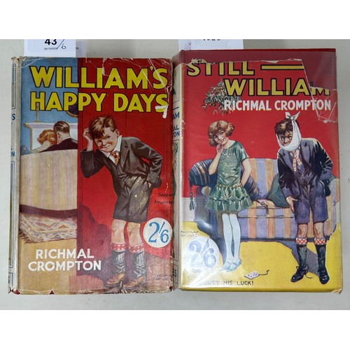 43 - Crompton (Richmal), Still William, William's Happy Days, Sweet William, William - The Dictator, Will... 