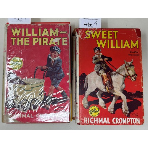 44 - Crompton (Richmal), More William, William's Crowded Hours, Sweet William, William The Pirate, Willia... 