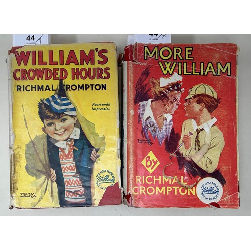 44 - Crompton (Richmal), More William, William's Crowded Hours, Sweet William, William The Pirate, Willia... 