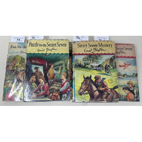 74 - Blyton (Enid), Fun For The Secret Seven, Look Out Secret Seven, Shock For The Secret Seven, Good Old... 