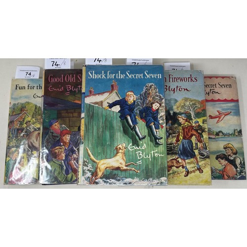 74 - Blyton (Enid), Fun For The Secret Seven, Look Out Secret Seven, Shock For The Secret Seven, Good Old... 