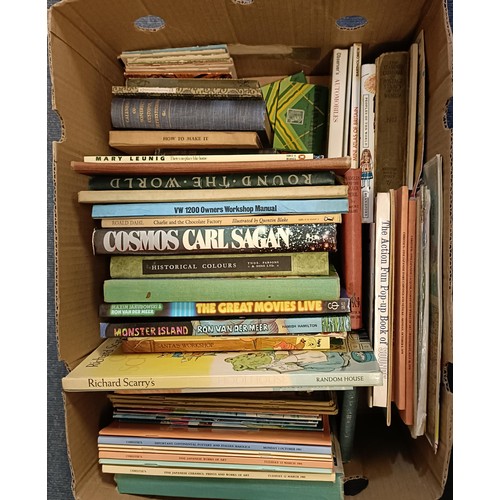 34 - Assorted books (5 boxes)