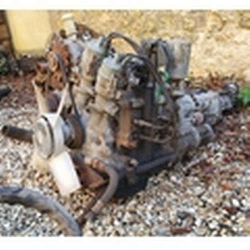 448 - A Wankle engine and gearbox,  Villiers engine, another similar and assorted tools and other items (q... 