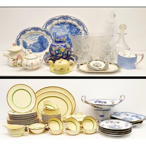 441 - A floral teaset, and other assorted ceramics (3 boxes)