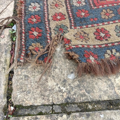 534 - A Persian red ground runner, 300 x 100 cm