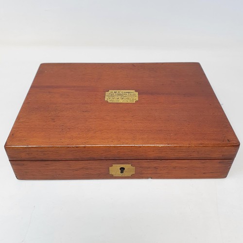 355 - A draughtsman's set in a mahogany case