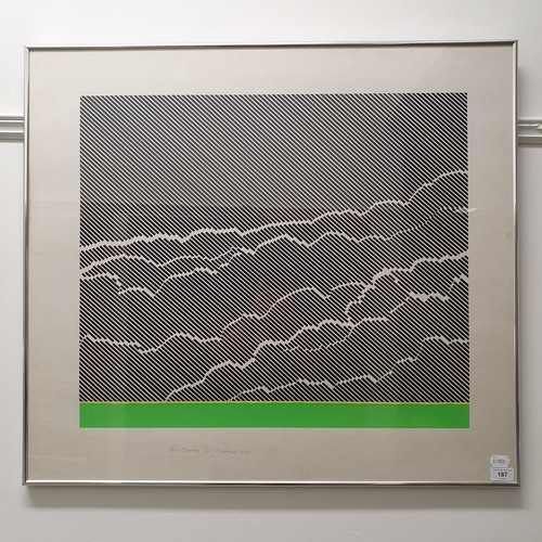 187 - Paul Bradley (British b 1957), Florescent Fluid, limited edition print, 13/75, signed and titled in ... 