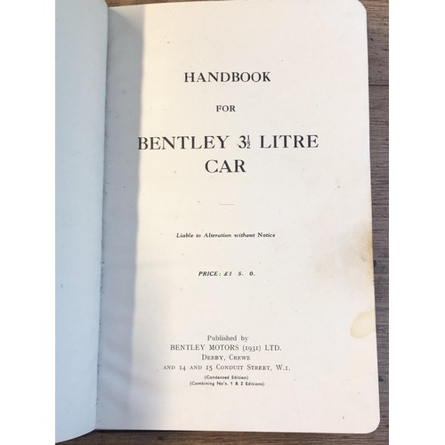 19 - 1935 Bentley 3.5 Litre Thrupp & Maberly DHC
Registration number HDV 278
Chassis number B-8-DG
Black ... 