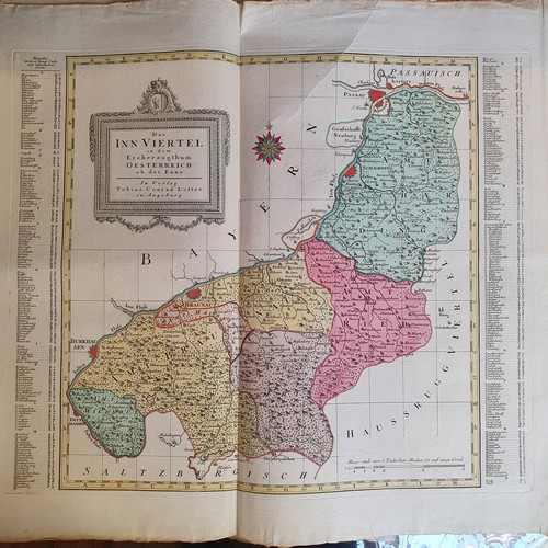 275 - A hand coloured map, 60 x 54 cm, and assorted other maps (qty)