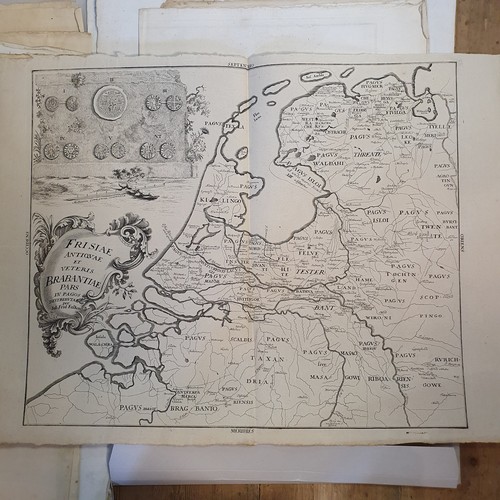 277 - A coloured map, 55 x 64 cm, and assorted other maps (qty)