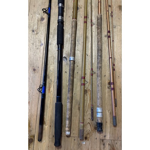 237 - Assorted fishing rods