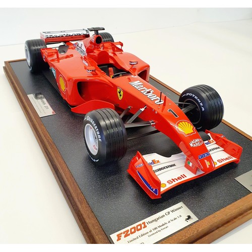 1115 - ***WITHDRAWN***An Amalgam 1:8 scale model of Michael Schumacher's F2001 Ferrari, Chassis 211, Monaco... 