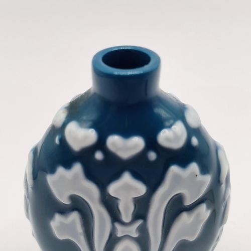 11 - A Chinese porcelain snuff bottle, 6 cm high 
Provenance: From a single owner collection of snuff bot... 