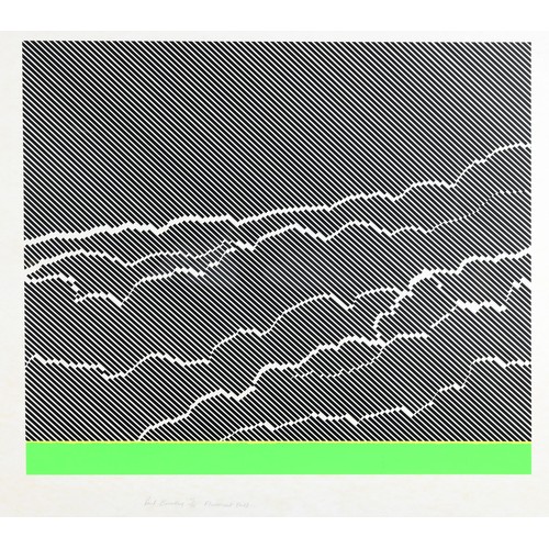 1122 - Paul Bradley (British b 1957), Florescent Fluid, limited edition print, 13/75, signed and titled in ... 