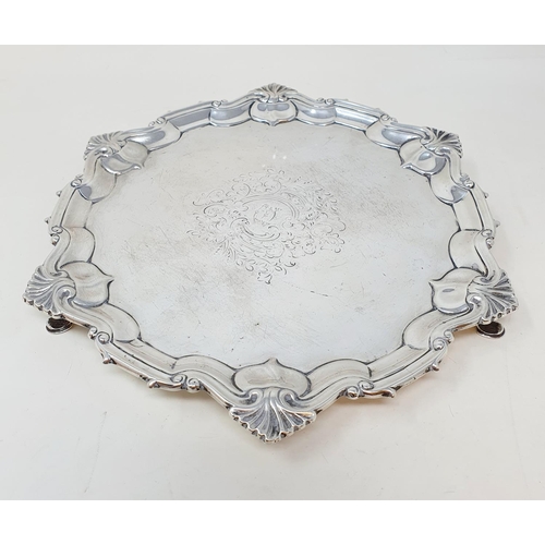 412 - A George V silver salver, Sheffield 1926, 14.4 ozt  Provenance: From a large single owner collection... 