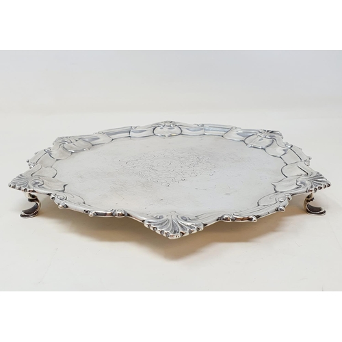 412 - A George V silver salver, Sheffield 1926, 14.4 ozt  Provenance: From a large single owner collection... 