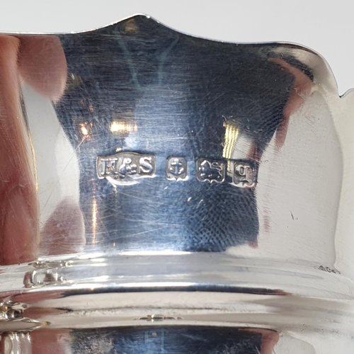 436 - An Edward VII silver cream jug, Birmingham 1915, 3.3 ozt  Provenance: From a large single owner coll... 