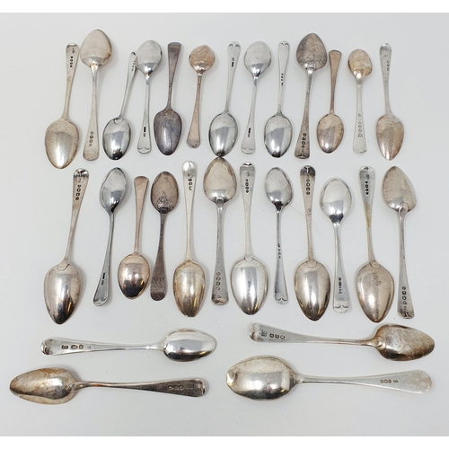 630 - A group of assorted tea and other spoons, various dates and makers, 11.6 ozt (29)