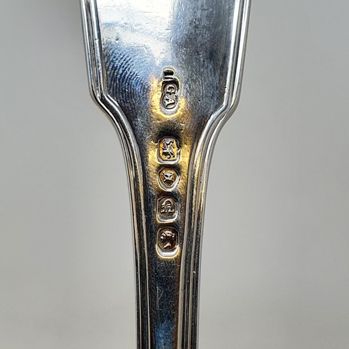 526 - A Victorian silver fiddle thread and shell patterned punch ladle, London 1848, 8.6 ozt   Provenance:... 