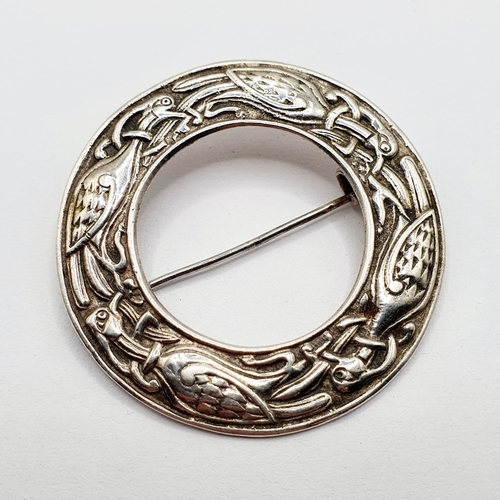 797 - A silver brooch, by Alexander Ritchie