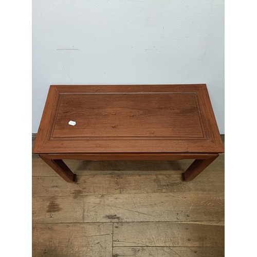 1320 - A Chinese nest of three tables, 78 cm wide